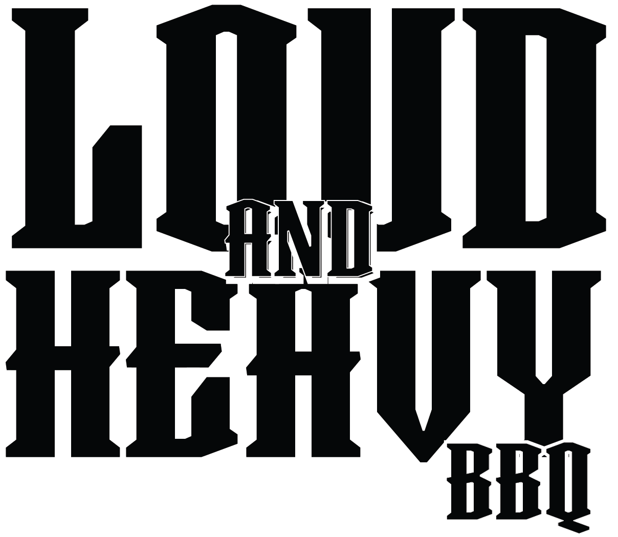 Load and heavy barbecue logo